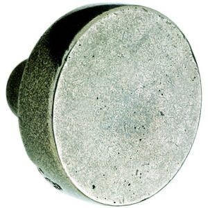 Rocky Mountain Luna Cabinet Knob in White Bronze Medium finish.